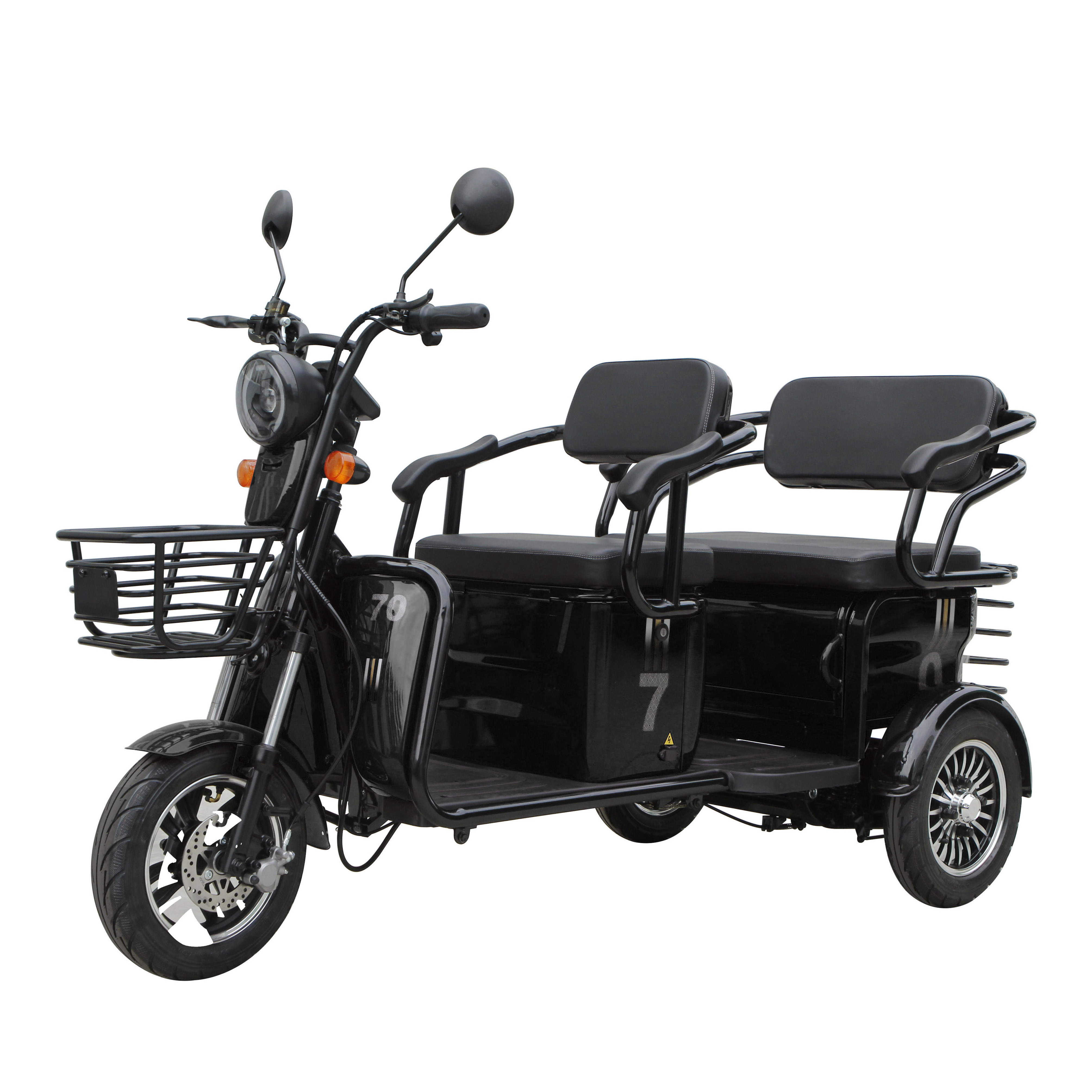 Cheap Motorcycle Tricycle Bicycles Scooter Eec Trike 3 Wheel Electric Tricycle 500w 48V E Bike 3 Wheels Adult 3 Wheeler Open