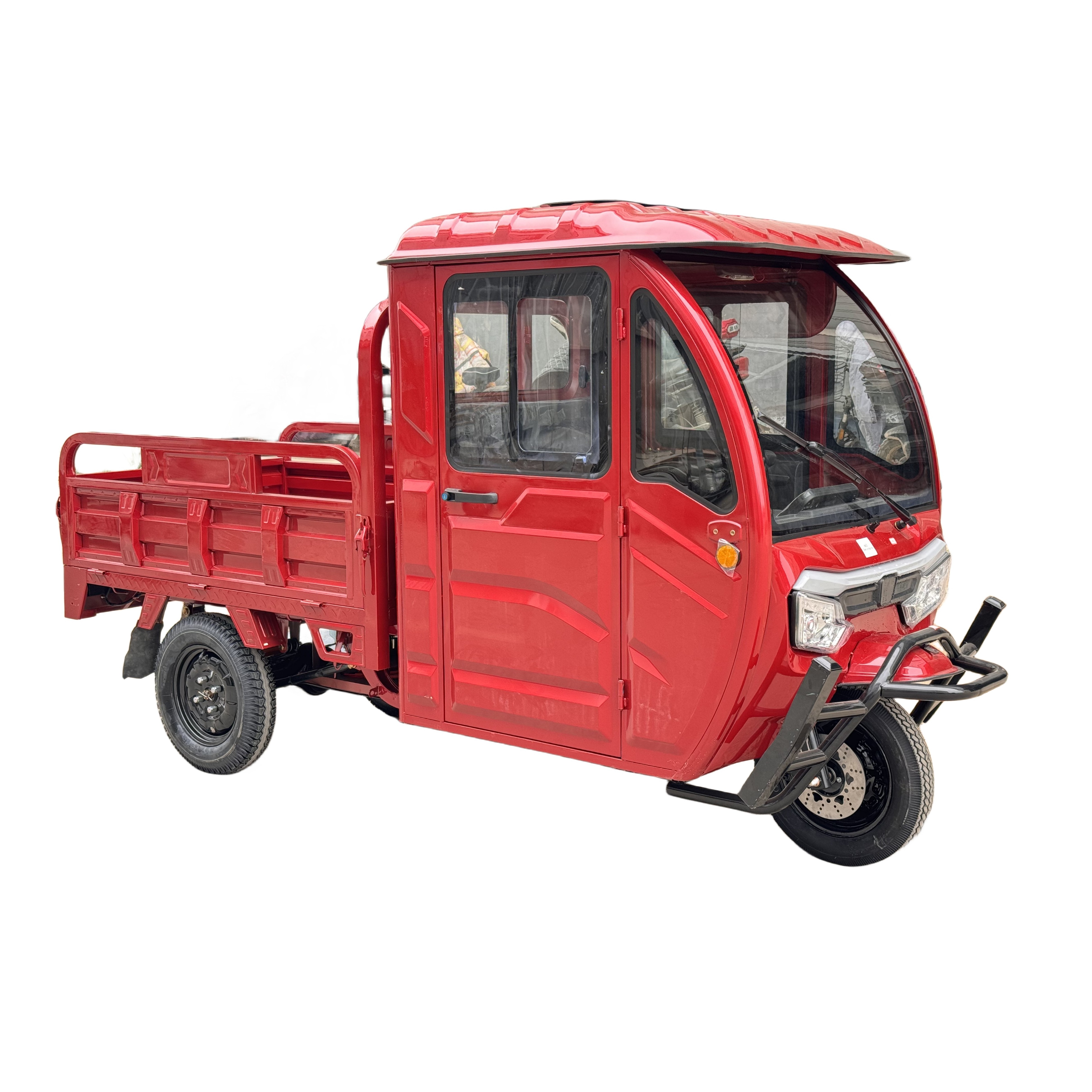 Saige EEC COC electric cargo tricycle 3 wheel pickup truck 25km/h 45km/h electric moto cargo tricycle with closed cabin