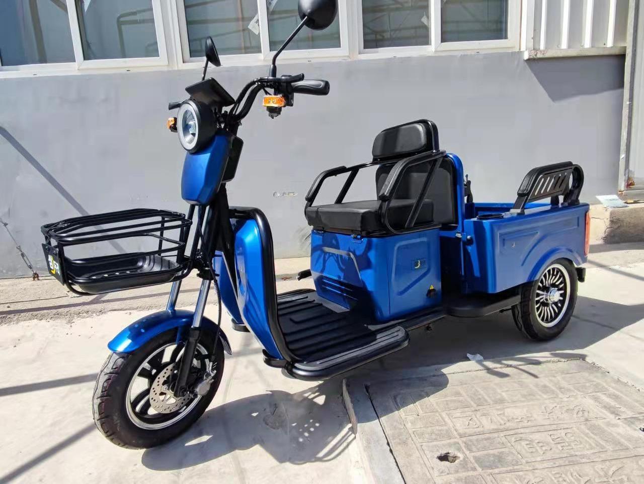 two seats 3 wheeler electric scooter loading scooter electric adult 3 wheeler trike