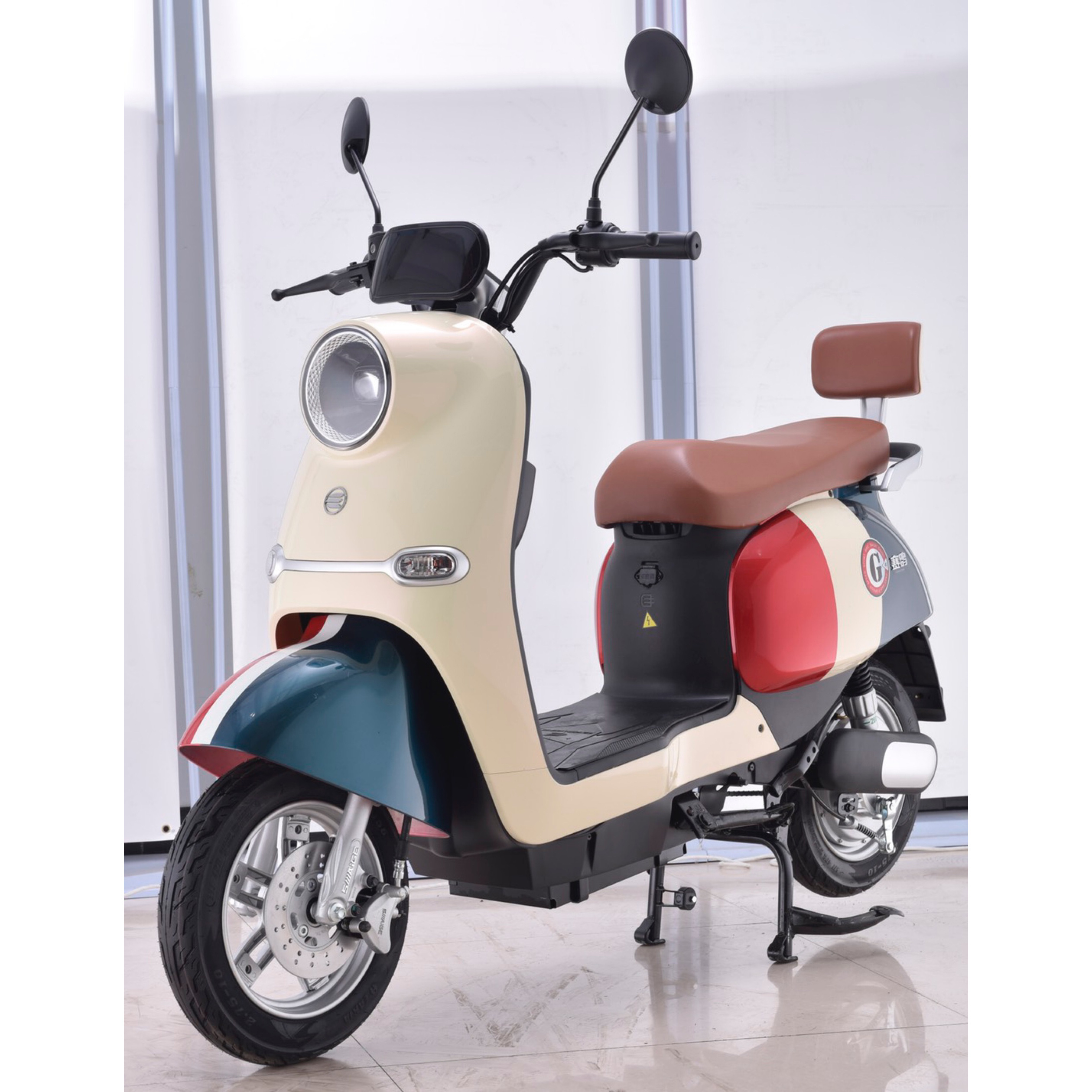 SAIGE China 600W electric motorbike pink girls e scooty with pedals for girls Mobility Scooter electric moped trade