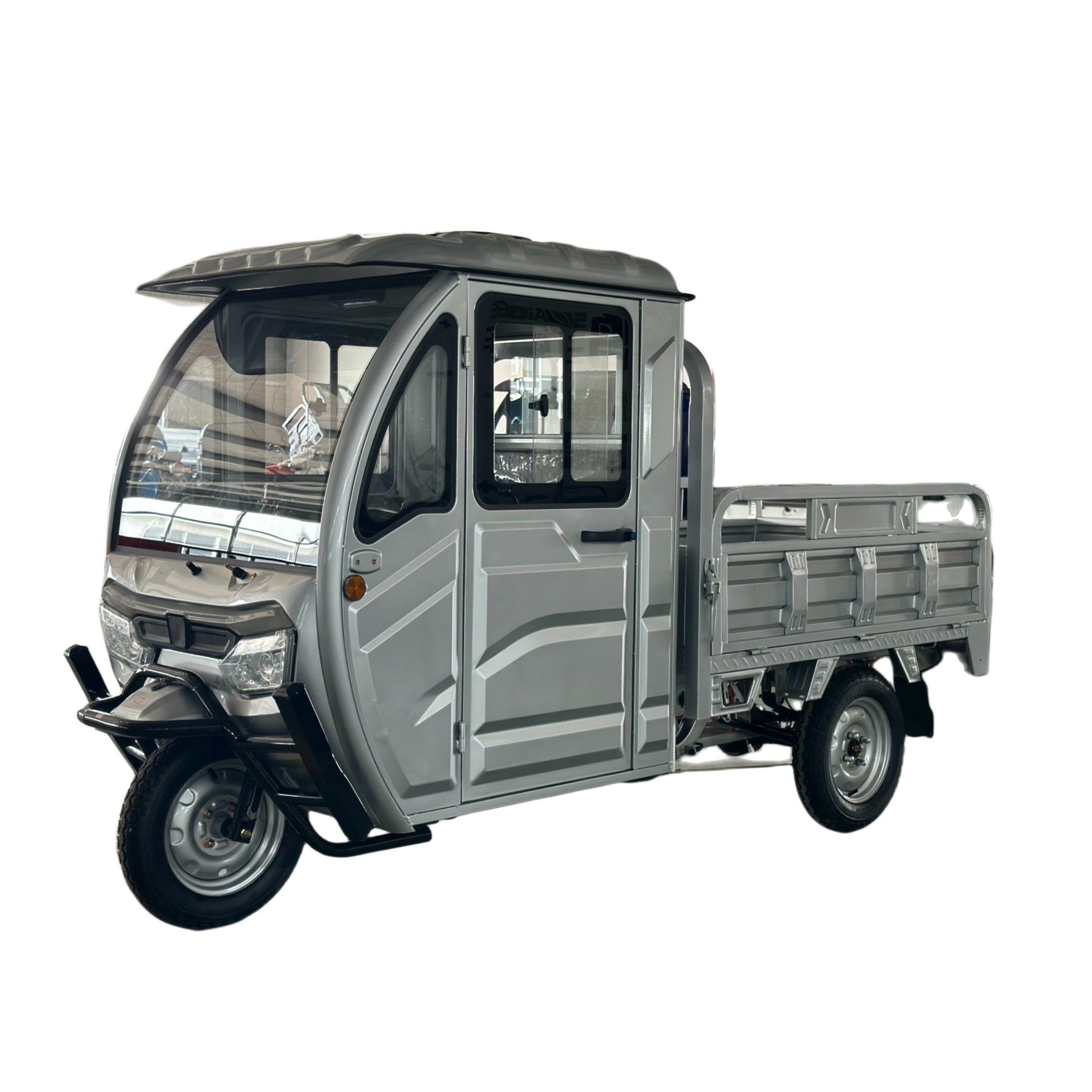 Saige EEC COC electric cargo tricycle 3 wheel pickup truck 25km/h 45km/h electric moto cargo tricycle with closed cabin