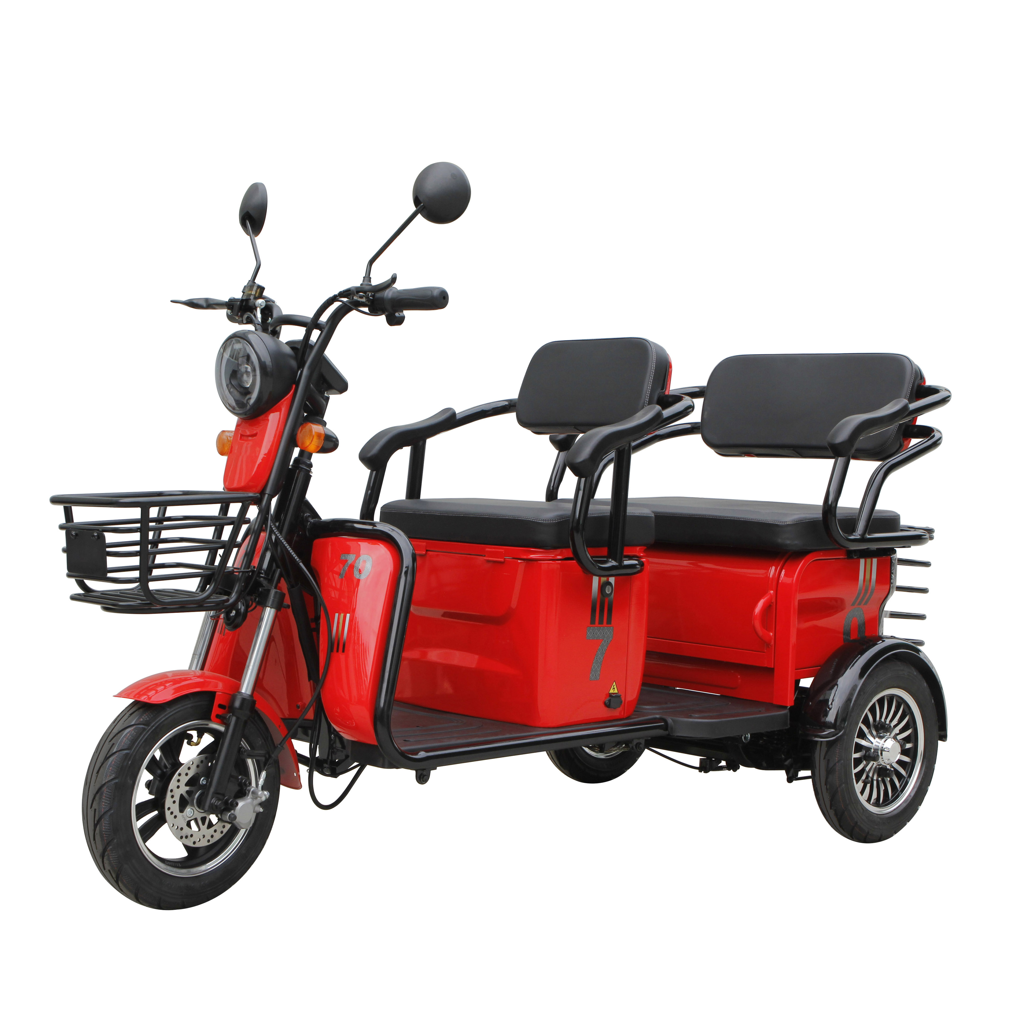 Cheap Motorcycle Tricycle Bicycles Scooter Eec Trike 3 Wheel Electric Tricycle 500w 48V E Bike 3 Wheels Adult 3 Wheeler Open