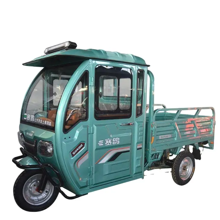 SAIGE 2000W 2500W Heavy Load 72V 52Ah EEC COC 25KM/H 45KM/H Electric Cargo Tricycle