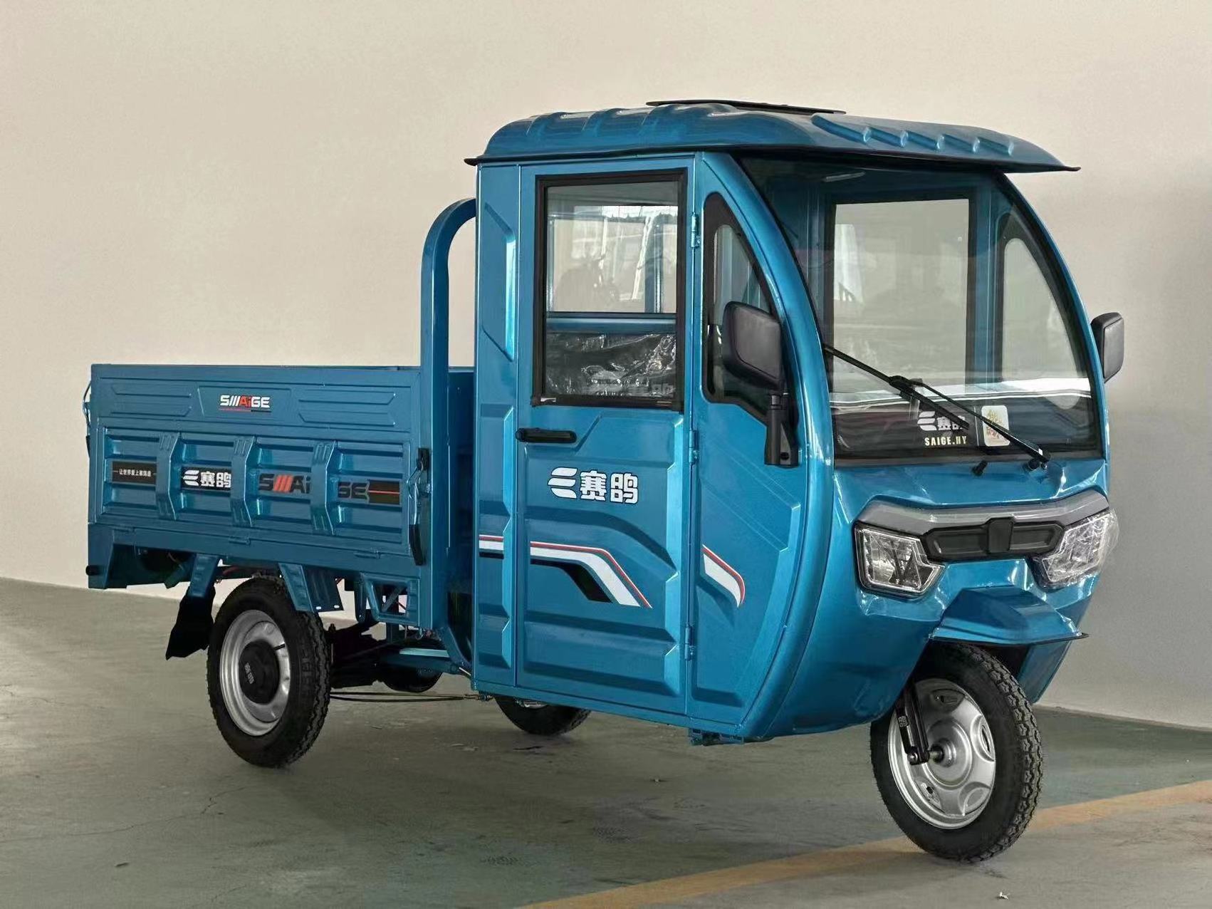 SAIGE 2000W 2500W Heavy Load 72V 52Ah EEC COC 25KM/H 45KM/H Electric Cargo Tricycle