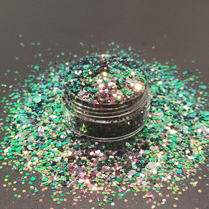 Eco-friendly Polyester Bulk Wholesale Color Shifting Glitter for Nail craft Sticker Sequin