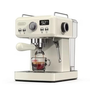 hot sale factory stainless steel semi-automatic espresso milk froth integrated coffee machine for office home mini home coffee