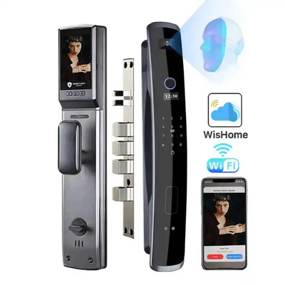 Face Recognition Digital Keypad Door Lock Biometric Fingerprint Intelligent Security Push Pull Smart Door Lock