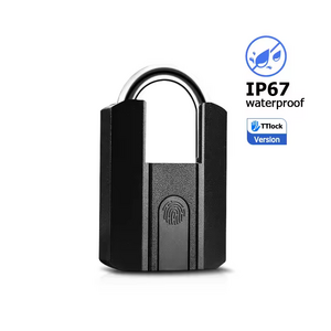 Waterproof Keyless Padlock Fingerprint Tuya Smart Life APP Wireless Control Smart Locks