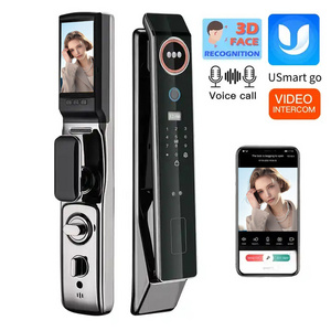 Smart Lock with camera Aluminum Alloy Lock New Automatic Face Recognition available door bell camera wifi video doorbell