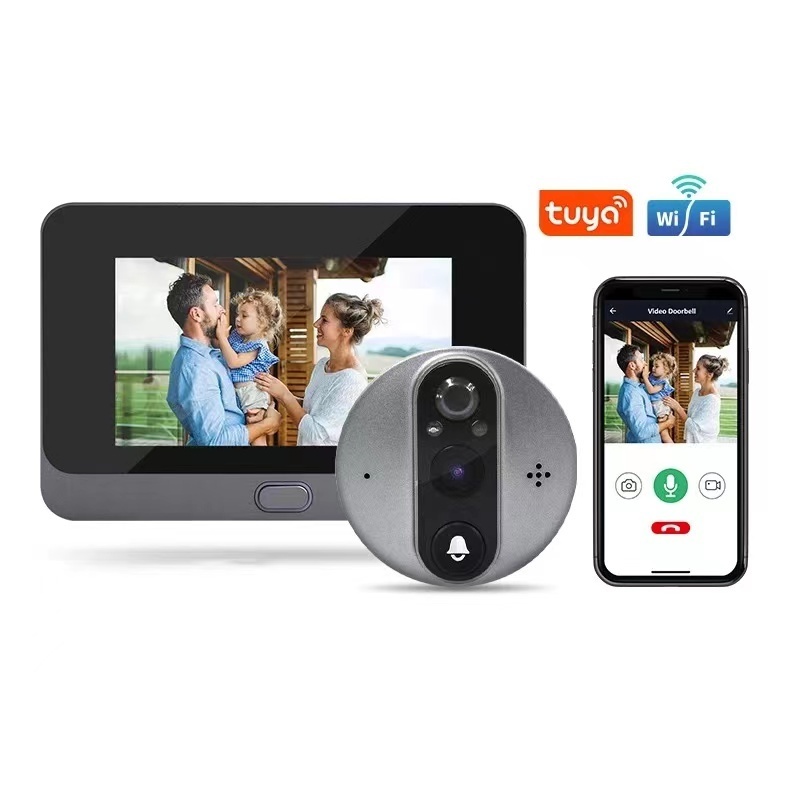 Outdoor Home Tuya IP wifi 1080 Video Intercom CCTV Video Phone Wireless Doorbell Camera