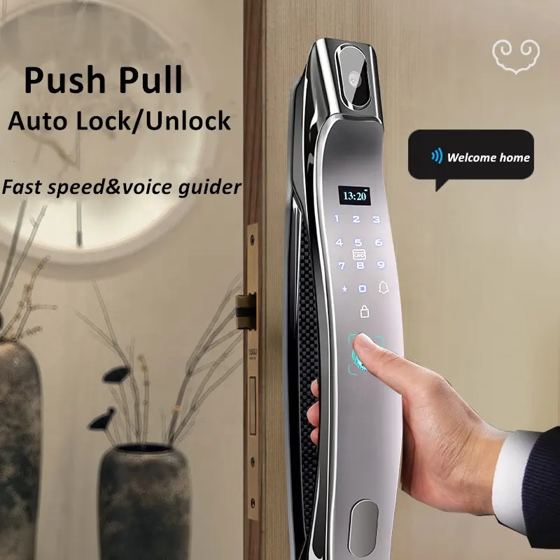 Professional Digital Tuya Intelligente Cerradura Wifi Security Wireless Waterproof Password Keyless Fingerprint Smart Door Locks