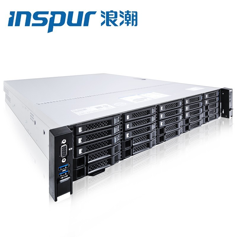 Inspur NF5270M5 4210R*2/32G*4/1.2T SAS 10K*4/ Array card/Dual kilos /550W*2/ Guide rail/Three years /2U rack server AI