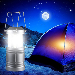 High quality outdoor waterproof IPX5 solar power charging latern led camping lighting with magnet outdoor rechargeable portable