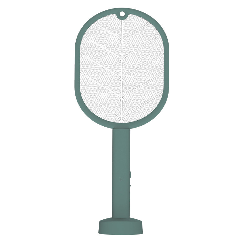 2024 SAIJZEK.OEM/ODM Premium Customize usb Rechargeable Hand Shaped Plastic Electric Racket Mosquito insects Fly Swatter