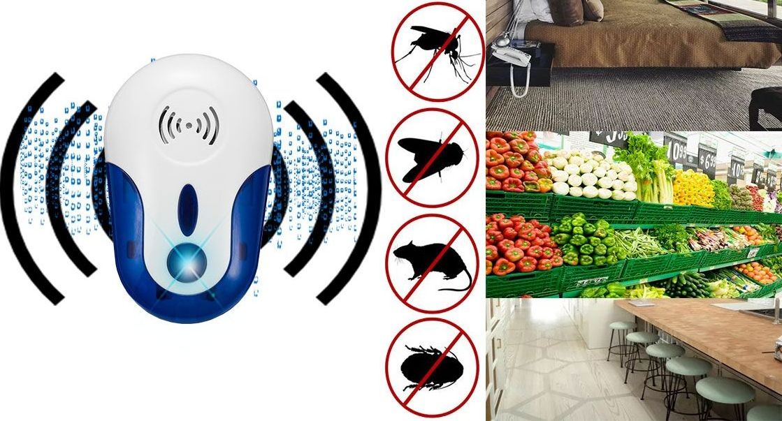 Quality indoor ultrasonic mosquito repellent AC100-240V US EU UK Plug insect repellent pest bug zapper mosquito repeller