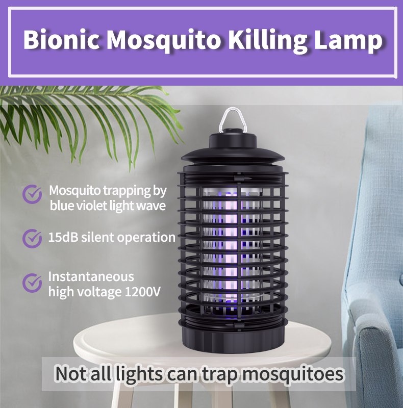 SJZ OEM Factory Effective High Voltage Electric UV Led Photocalyst Mosquito Killer Lamp Bee Moth Mosquito Fly Trap Bug Zapper