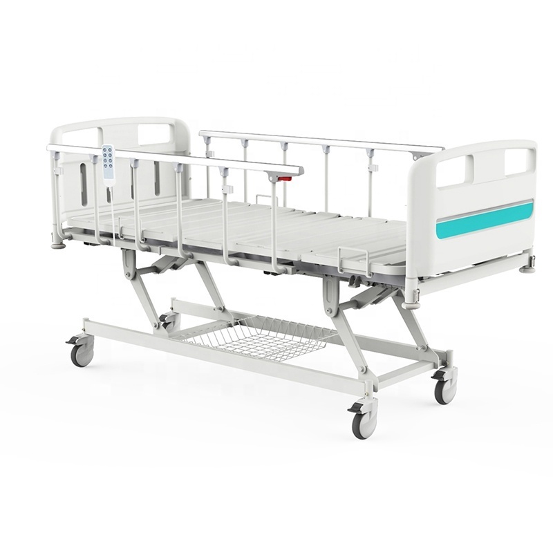 Y6w6c SAIKANG Wholesale Economic Patient Clinic 3 Function Foldable Electric ICU Medical Hospital Bed