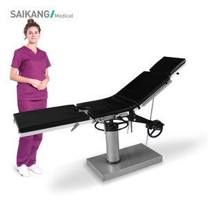 A205 Made In China Low Price Manual Operating Table With Leg Support