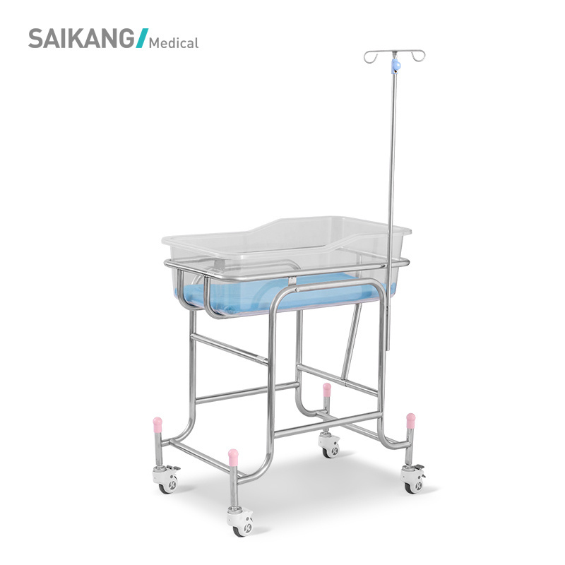 X01 China Cheap Hospital Plastic Flexible Baby  Crib