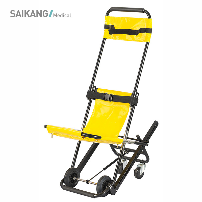 SKB1C01-1 Aluminum Alloy Ambulance Emergency Downstairs Chair Stretcher