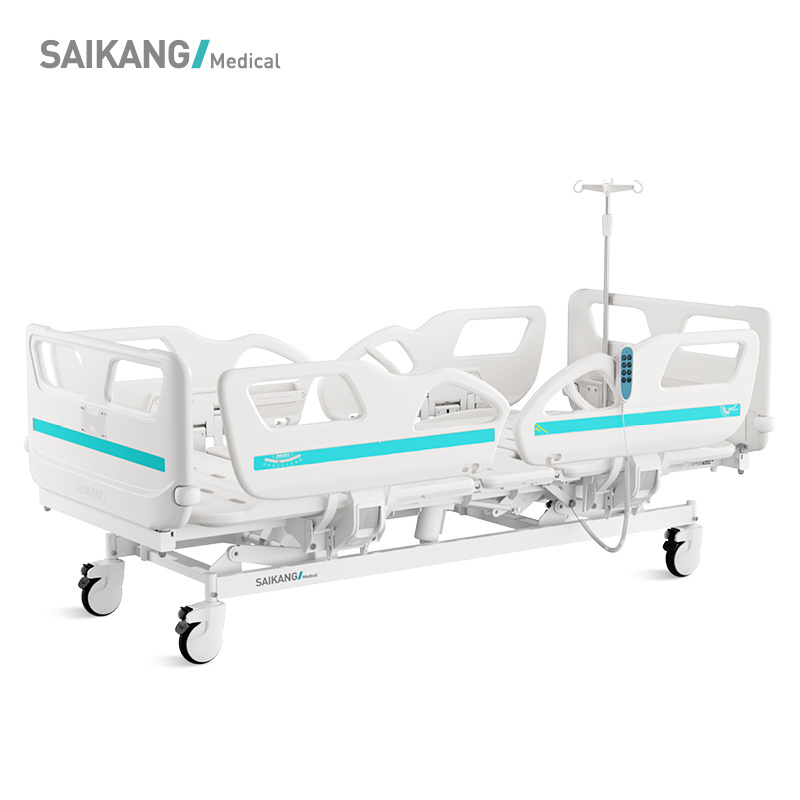 V6v SAIKANG Mobile Hospital Clinic Nursing Multifunction Electric Medical Bed Manufacturers