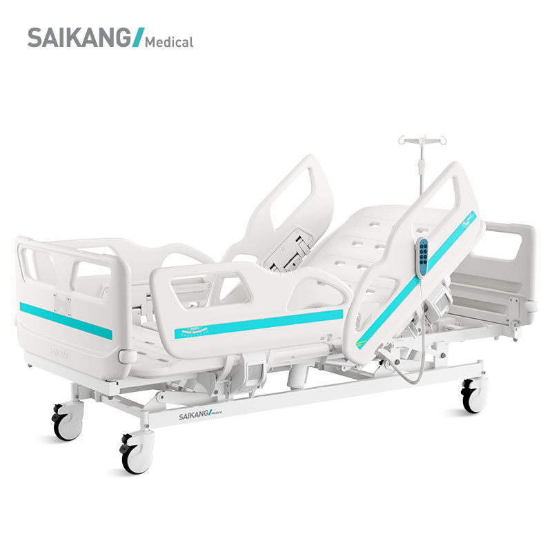 V6v SAIKANG Mobile Hospital Clinic Nursing Multifunction Electric Medical Bed Manufacturers