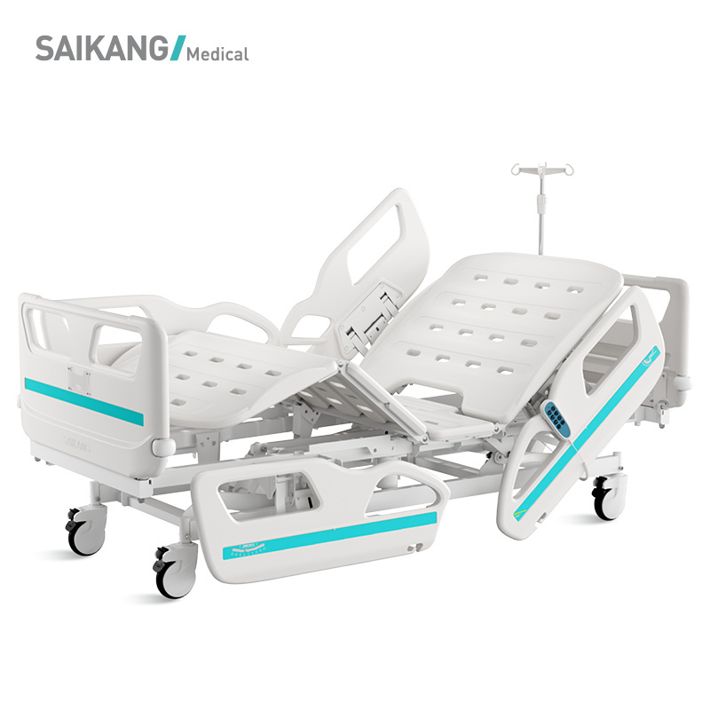 V6v SAIKANG Mobile Hospital Clinic Nursing Multifunction Electric Medical Bed Manufacturers