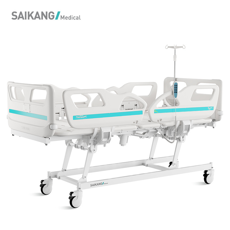 V6v SAIKANG Mobile Hospital Clinic Nursing Multifunction Electric Medical Bed Manufacturers