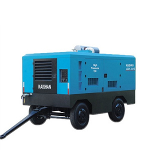 Top quality China factory Big diesel engine LGCY 22/8 22m3/min 194kw two wheels towable kaishan air compressor