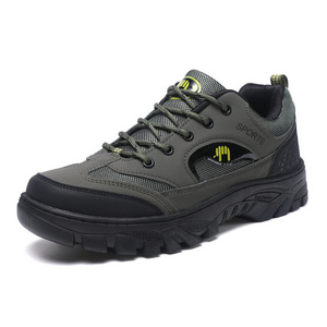 China factory high quality cement climbing mountain boots rubber sole hiking shoes for men