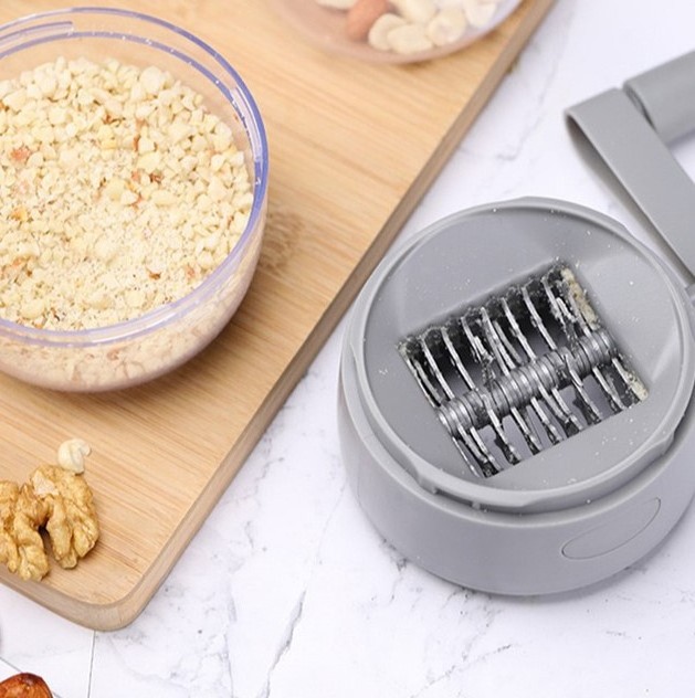 Vegetable Chopper Garlic Crusher Press Peeler Household Manual Nut With Hand Crank Nut Chopper for Baking Kitchen