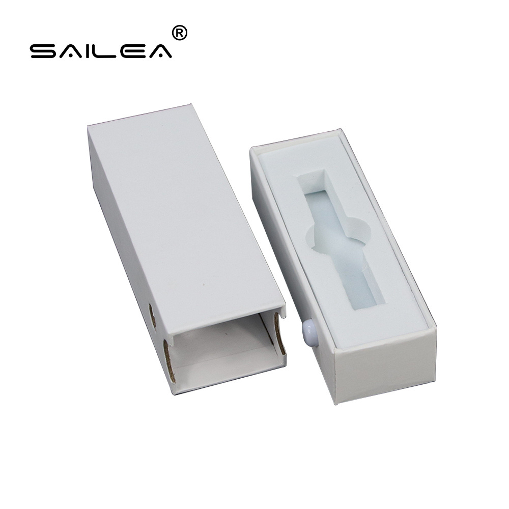 Custom Design 0.5ml 1ml Cartridge Paper Boxes Blank Cart Cardboard Box Child Resistant Button Pen Packaging Box