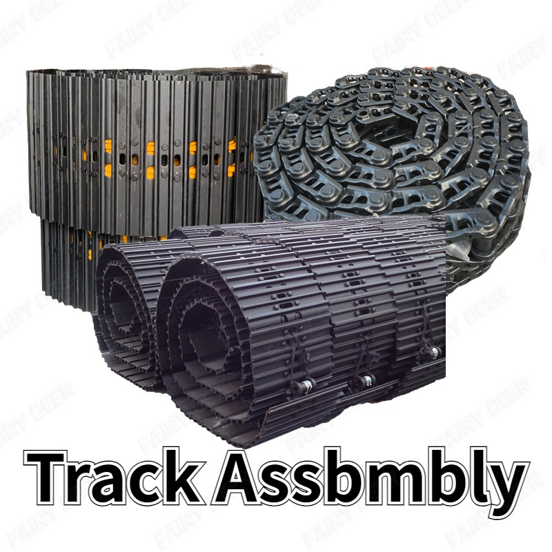 Milling machine bulldozer crawler crane dozer track pad shoe mini excavator rubber metal rubber polyurethane track shoe