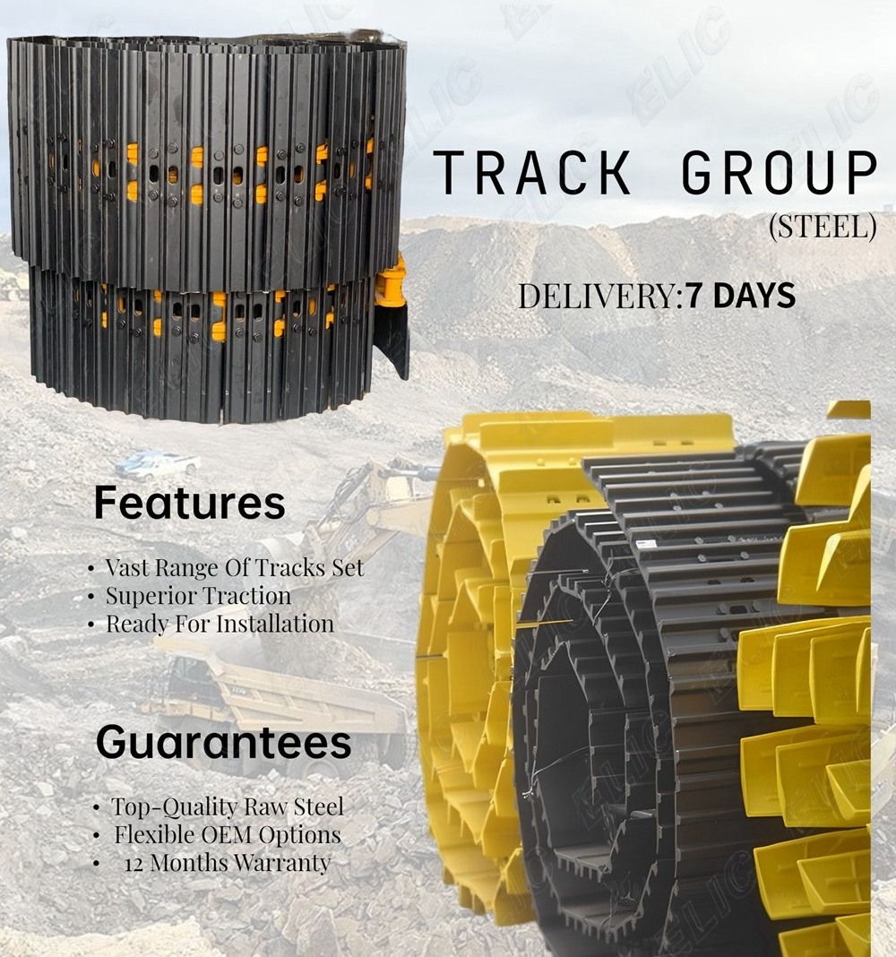 bulldozer excavator single tractor dozer track pad bolt and nut shoe plate steel rubber track shoe pad