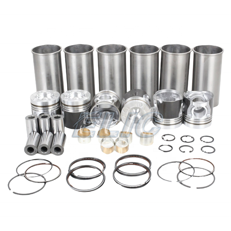 Excavator Diesel Engine Piston Kit Engine Cylinder Liner Kit Rebuild Overhaul Kits For Yanmar Mitsubishi Volvo Hyundai