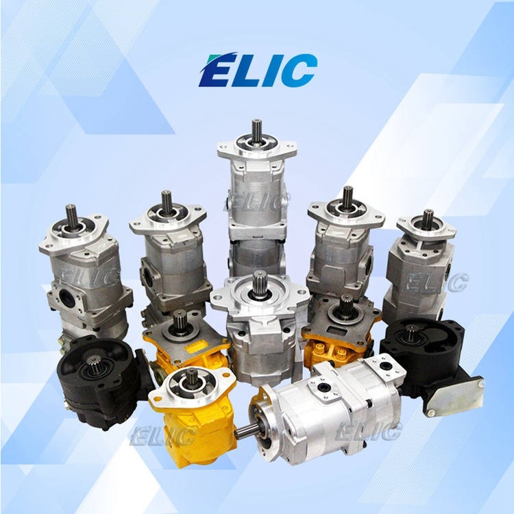 Single Double Triple Pilot Bomba High Pressure Transmission Oil Charge Pump Excavator Part Hydraulic Gear Pump for Komatsu