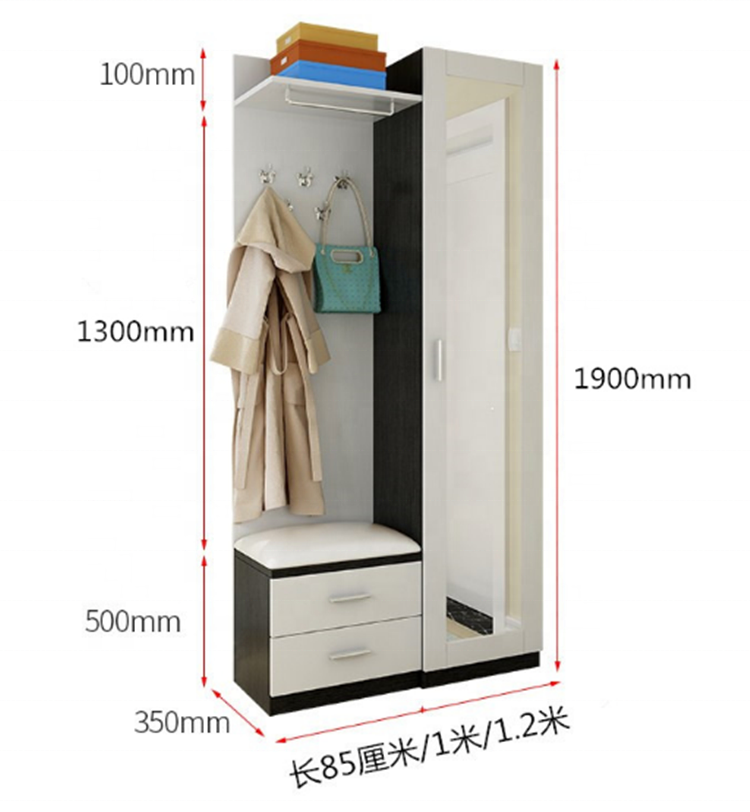 Shoe Storage Cabinet mirror shoe cabinet