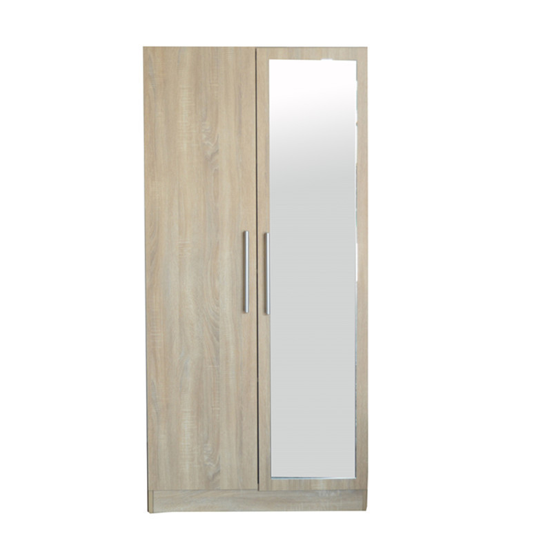 Wardrobe With Mirror Customized Simple Closet For Bedroom