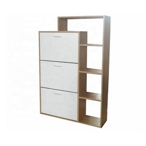 Modern Storage 3-doors closet Shoe cabinet Rack in living room