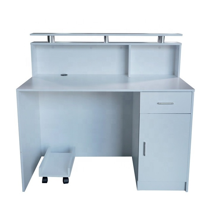 Latest Cheap furniture closet office reception Counter desk design