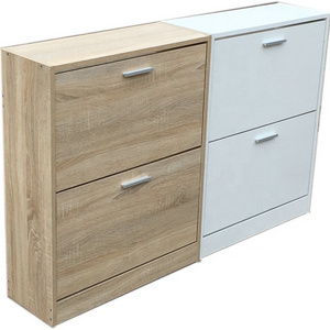 Wood Colors Two Doors Shoe Cabinet