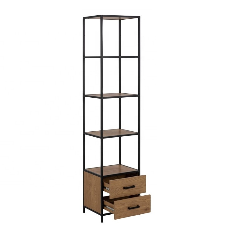 modern wooden bookcases & bookshelves book open storage cabinet with drawers