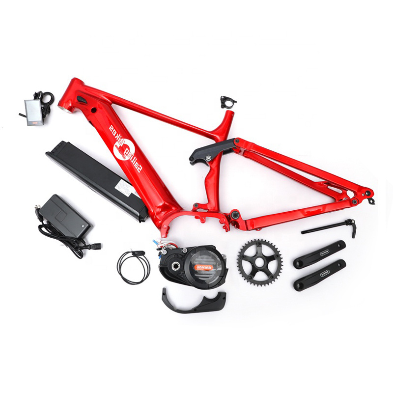 Aluminum Alloy Fat Tire E-bike Hybrid City Road Mountain Electric Dirt Bike Steel Fixed Frame Downhill Ebike M620 Frame