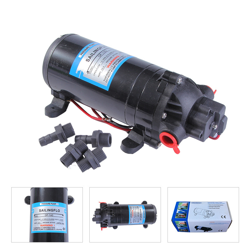 SAILINGFLO DP-160 12v 160PSI agricultural spray  high pressure diaphragm pump/water pumping machine