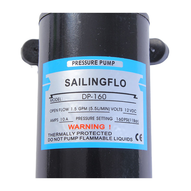 SAILINGFLO DP-120 5.5L 120 psi high pressure diaphragm pump/12 volt dc car washer pump