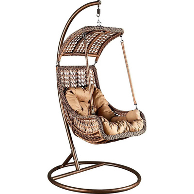 Outdoor Wicker Indoor Hanging Chair Rattan Swing Hanging Rocking Chair