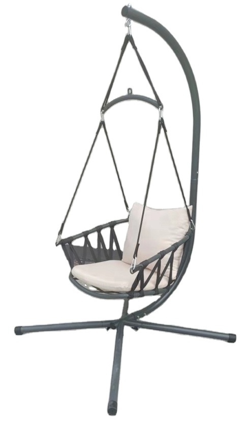 Basket With Base Bracket Swing For Adult Porch Furniture Patio Swings Rattan Chair