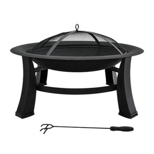 Patio Garden Stove Wood Burning Metal Round Fair Bowl Portable Outdoor Indoor Table Top Smokeless Fire Pit Fire Pits