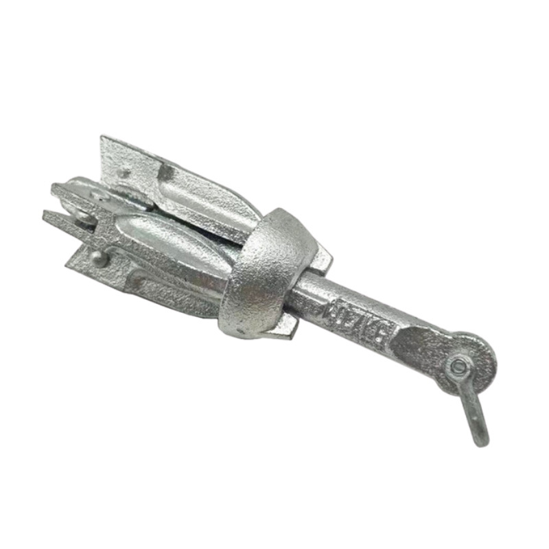 Hot Dipped Galvanized Folding Boat Anchor for Lake Fishing for Yacht Kayak Carp Includes Carp Fishing Lotus Umbrella Design