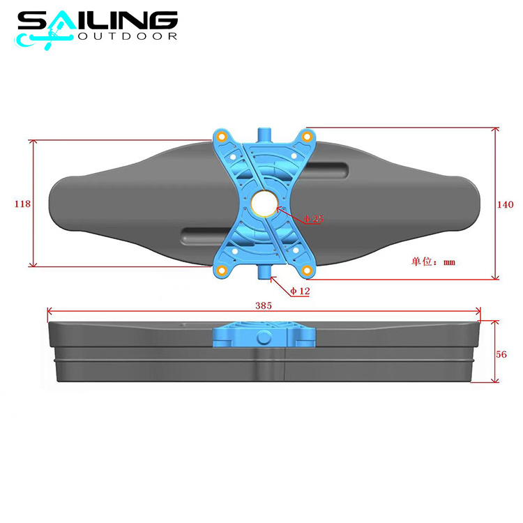 Kayak With Electric motor For Fin Pedal System Hand Outboard Motores Controllers Electric boat Propeller With Fixing Parts